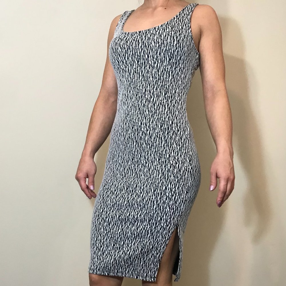 Bar III Black & White Mini Dress